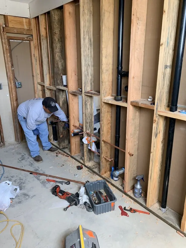 Commercial rough-in plumbing for Gas Line Repair in Northgate